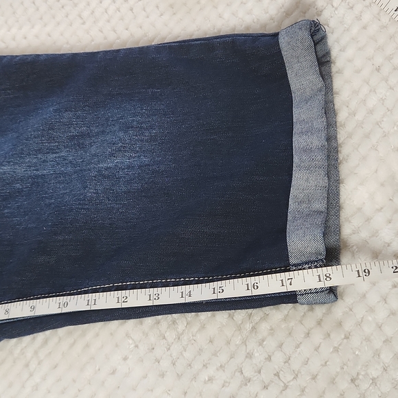 OSO WOMENS CAPRI JEANS SIZE 14 DARK BLUE COLOR - Picture 11 of 12